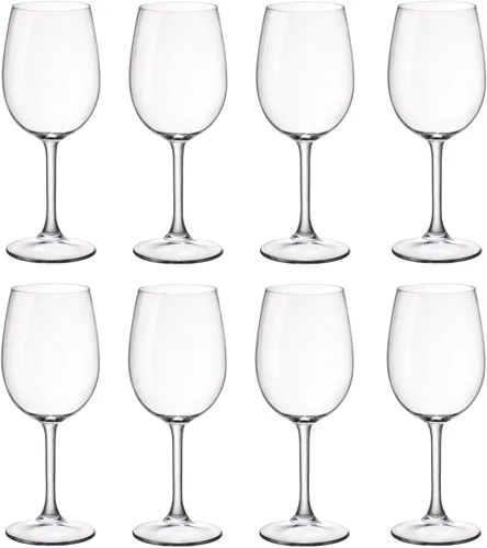 Miniatura 6 de KX-WARE Copas de vino clásicas de acrílico multiusos, copas de vino de tallo de plástico de 19 onzas, juego de 6 multicolor