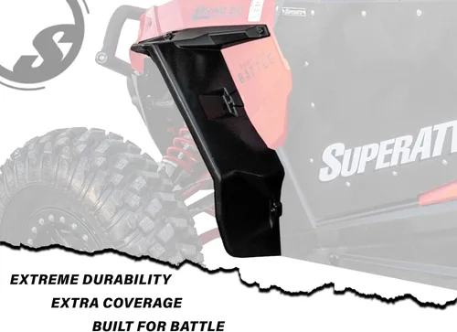 Miniatura 2 de SuperATV Guardabarros guardabarros para Polaris RZR XP 1000 / XP 4 1000 2014-2023 Durabilidad extrema Protección adicional de 8.5 pulgadas