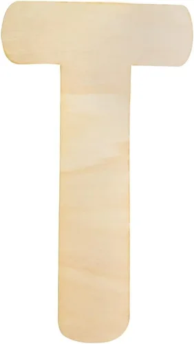 Miniatura 25 de Letras de madera grandes S, letras de madera grandes de 12 pulgadas, letras de madera sin terminar para decoración de pared, manualidades, tablero