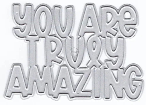 Miniatura 4 de DzIxY Amazing Words - Troqueles de corte de metal para hacer tarjetas, troquelados de papel en relieve, plantillas para máquina de álbumes