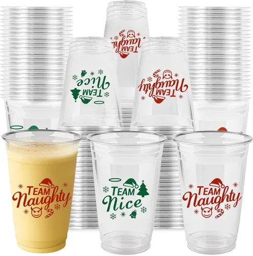 Miniatura 14 de 60 piezas Tazas del 4 de julio, vasos de plástico patrióticos de 16 oz con estrellas rojas, blancas y azules, decoraciones para suministros