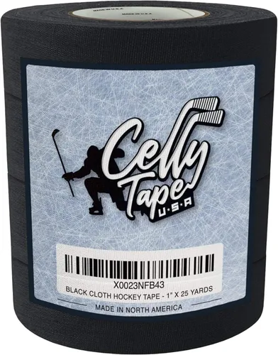 Paquete de 4 cintas de hockey – Cinta de tela resistente y multiusos para deportes, hockey sobre hielo y patinaje, cinta de bate de béisbol,