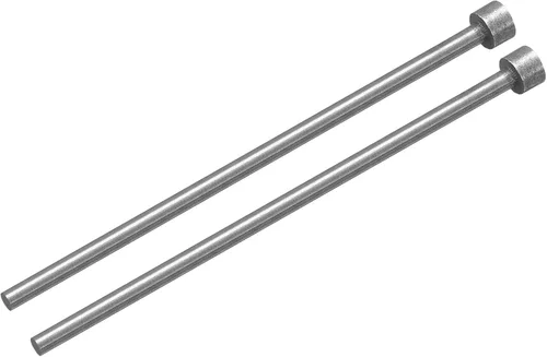 Miniatura 21 de uxcell Pasadores eyectores rectos, 0.256 in (1/4") Dia. Punzón de punta redonda de acero 65Mn 100mm (4") de largo para mantenimiento mecánico 2