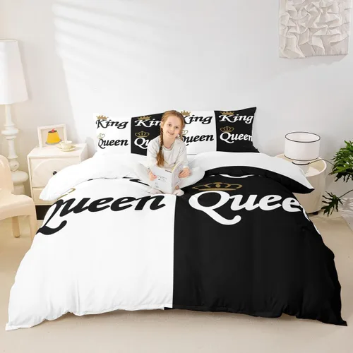 Miniatura 4 de Feelyou Juego de ropa de cama de animales del zoológico, tamaño individual, funda de edredón de animales de dibujos animados para adolescentes