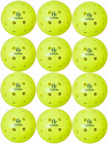 Bolas de pickleball USAPA de 40 agujeros: bolas duraderas para exteriores para clubes y principiantes, agujeros perforados de precisión y diseño sin