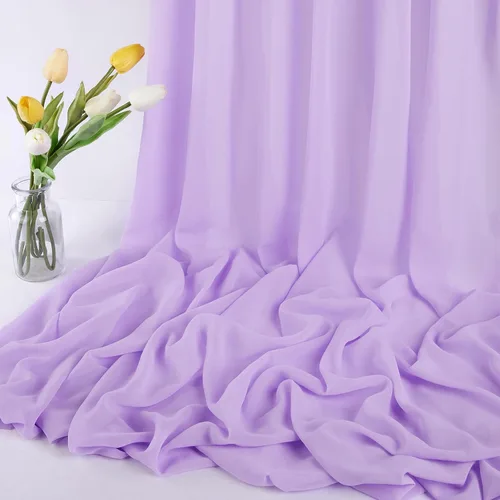 Miniatura 8 de The Yard - Tela de gasa blanca de 5 yardas y 58 pulgadas de ancho, paneles de telón de fondo traslúcidos para camino de boda, decoración rústica