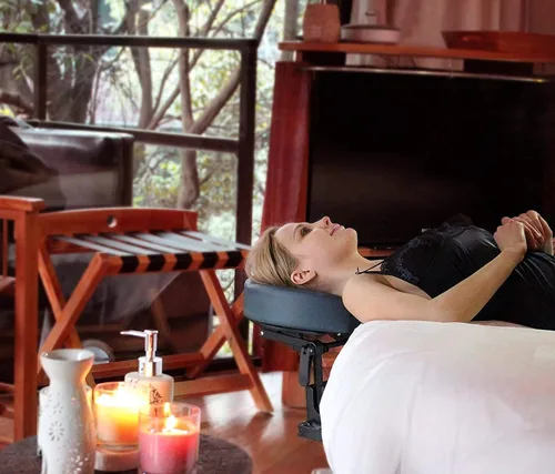 Miniatura 4 de Master Massage - Kit profesional de masaje en casa, reposacabezas ajustable y cojín facial de poliuretano para masajista privado, kit de masaje Crema