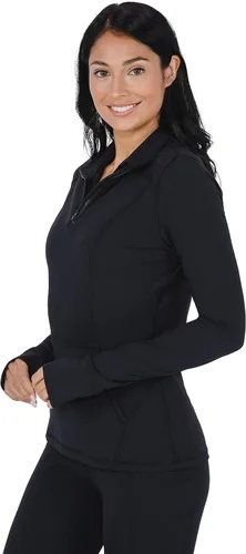 Miniatura 2 de Yogalicious Nude Tech - Chaqueta de manga larga con media cremallera y bolsillos frontales