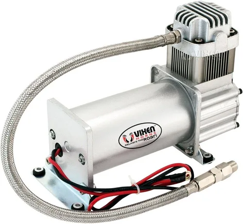 Miniatura 7 de Vixen Horns Train Horn Kit for Trucks/Car/Semi. Complete Onboard System- 150psi Air Compressor, 0.5 Gallon Tank, 4 Trumpets. Super Loud dB. Fits