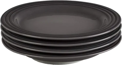 Miniatura 2 de Le Creuset Juego de 4 platos de ensalada de gres, 8.5" cada uno, Caribe