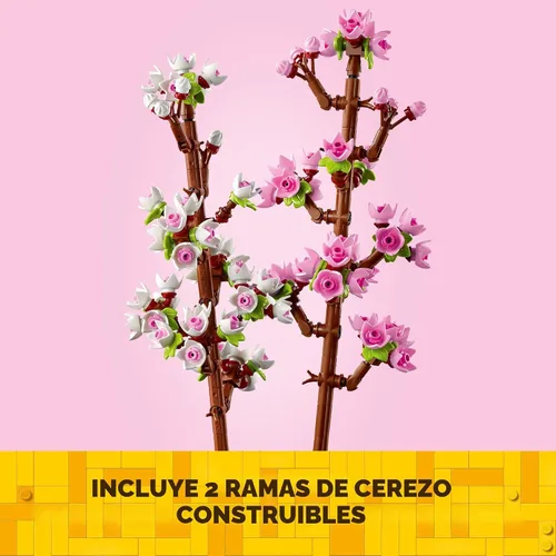 Miniatura 3 de LEGO Juego de Construcción de Flores de Cerezo para Niños, Niñas y Niños, Edades 8+ - Decoración Artificial de Flores de Cerezo para el Hogar