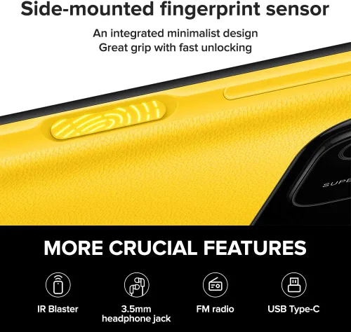 Miniatura 4 de Xiaomi POCO M3 Smartphone, 4 GB + 64 GB, 6.53 "FHD + Ampio 1080P FHD + Pantalla 49 MP, cámara Tripla, batería de 6000 mAh, Doppi Altoparlanti, Jack