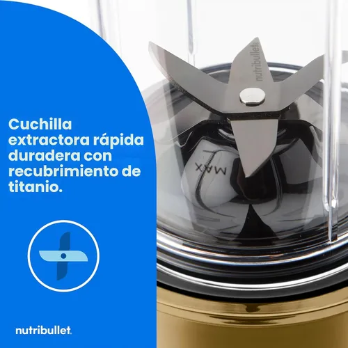 Miniatura 6 de NutriBullet Ultra Personal Blender NB50500BR, 32 onzas, Latón