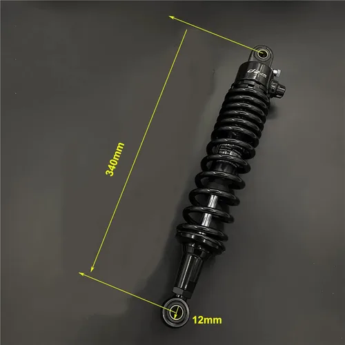 Miniatura 3 de Amortiguadores de aire traseros de 340 mm para motocicleta, suspensión para ATV, Go Kart, Quad, scooter, motocicletas retro, motos de calle