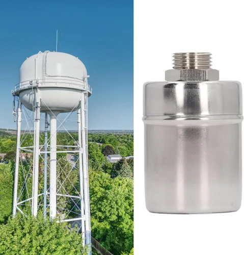 Miniatura 7 de Stainless Steel Auto Shut Off Floating Valve for Water Tank Level Control, Compact and Practical Float Valve for Water Tanks, Pools, and More