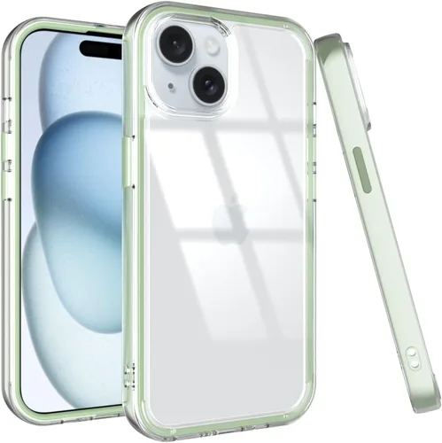 Miniatura 16 de Puxicu Funda acrílica 2 en 1 para iPhone 11 Pro, antiamarilleo, protección de grado militar, funda delgada a prueba de caídas para iPhone 11 Pro