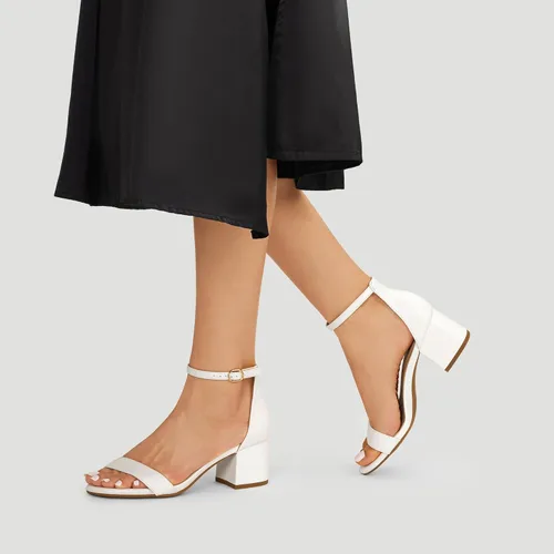 Miniatura 6 de DREAM PAIRS Sandalias pump de tacón bajo y grueso para mujer