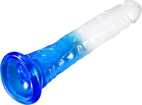 Miniatura 5 de Consoladores grandes de 9.84 pulgadas con ventosa, juguetes sexuales para adultos, tapones flexibles de cristal con eje curvado para mujeres