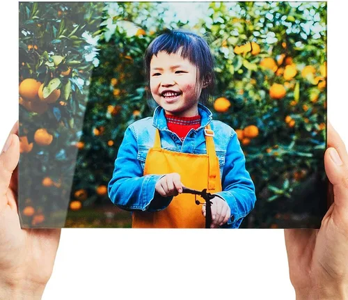 Miniatura 8 de Fracture Impresión fotográfica de vidrio personalizada: 5 x 5 pulgadas, tamaño cuadrado pequeño, carga tu propia foto, impresión de vidrio
