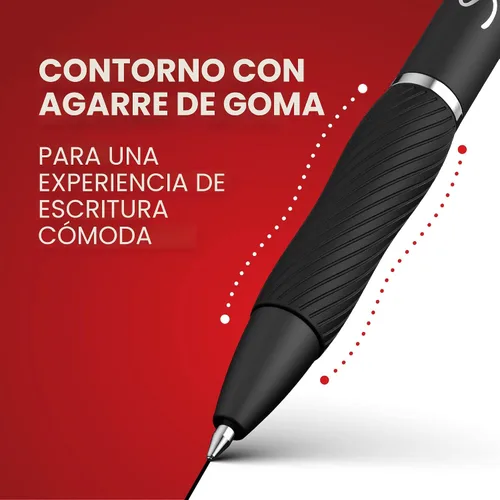 Miniatura 7 de Sharpie S-Gel, bolígrafos de gel, punta ultra fina (0.38 mm. / 1/64 pulgadas) color negro, 4