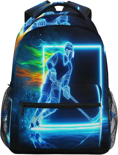 Miniatura 14 de Pfrewn Mochilas para niñas, niños, cachorros, animales, mochila escolar para niños y estudiantes, Pesca de corvina, Moderno