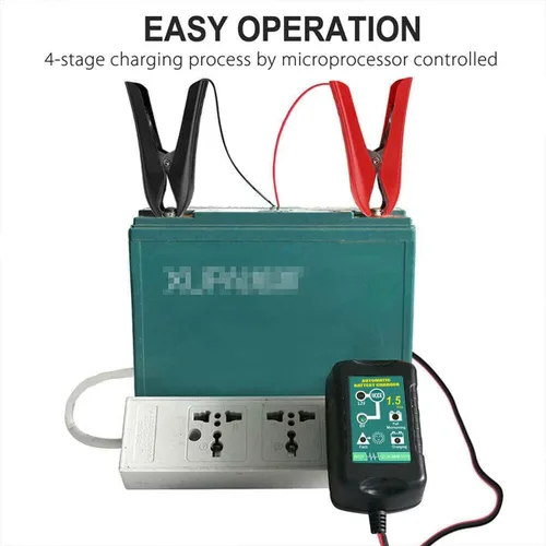 Miniatura 6 de Mantenedor de batería de 12V con carga lenta para motocicleta Harley Davidson y coche