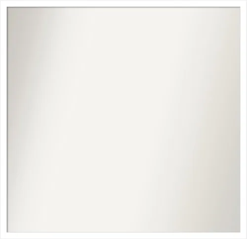 Miniatura 463 de Amanti Art Espejo de baño blanco para sobre el fregadero, 32 x 45 pulgadas, espejo de tocador rectangular blanco esbelto, marco de madera moderno