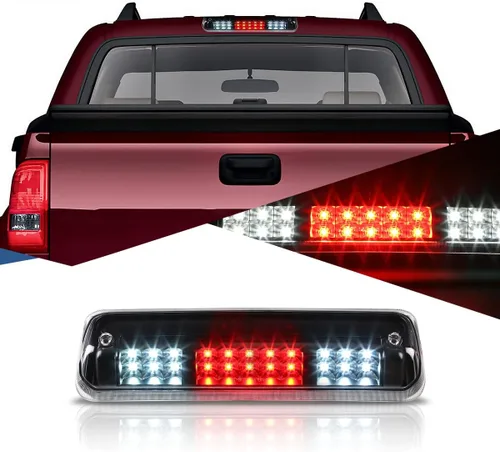 Miniatura 12 de Auto Dynasty Luz de freno secuencial con aspecto de fibra de carbono, 3ª tercera luz de freno compatible con Ford F-150 2007-2010 Explorer