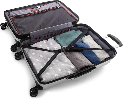 Miniatura 8 de Swiss Mobility PVG Collection - Juego de equipaje rígido de 3 piezas, maletas expandibles con ruedas giratorias de 360 grados, mango retráctil