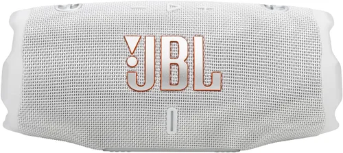 Miniatura 8 de JBL Charge 6 - Altavoz Bluetooth portátil, impermeable y a prueba de caídas, sonido JBL Pro audaz con AI Sound Boost, 28 horas de tiempo de Blanco