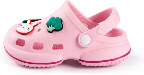 Miniatura 3 de Casazoe Zuecos de jardín para niños y niñas, sandalias de agua sin cordones, ligeras, para exteriores, verano, playa, piscina