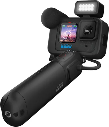 Miniatura 2 de GoPro HERO12 Black Creator Edition: incluye HERO12 Black, Volta (agarre de batería, trípode, control remoto), Media Mod, Light Mod, batería Enduro
