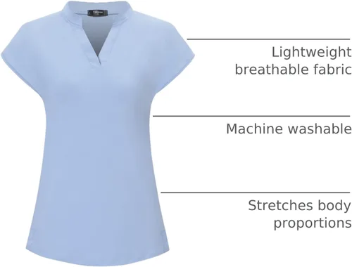 Miniatura 35 de Camisas de golf para mujer, polo, tenis, camisetas deportivas, camisetas de entrenamiento