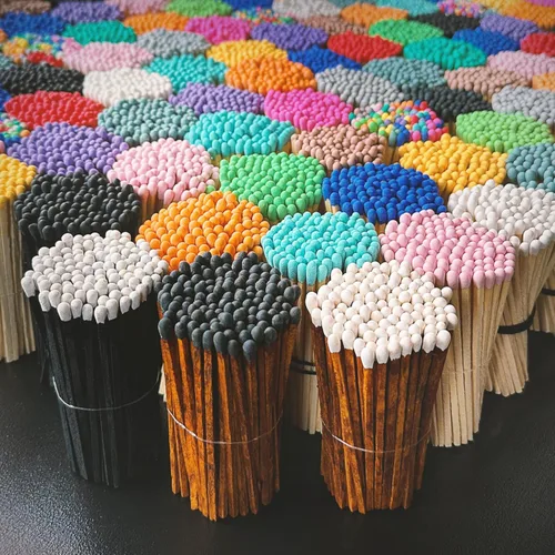 Miniatura 6 de Combinaciones de 4 pulgadas en el color de tu elección (100 unidades, calcomanías llamativas incluidas) Decorativo único y divertido para tu Elige
