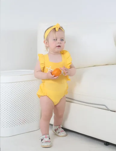 Miniatura 34 de Shalofer Traje de primer cumpleaños para bebé niña con diadema