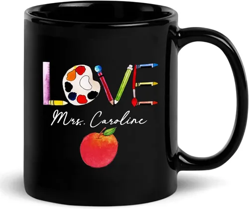 Miniatura 11 de Taza de café personalizada, regalos de agradecimiento al profesor para el mejor profesor, tazas de café con nombre personalizado para profesores