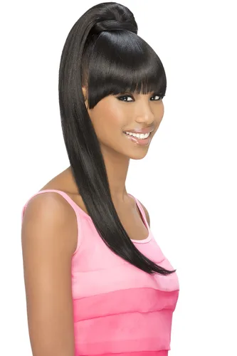 Miniatura 2 de Vivica A Fox Hair Collection BP-Loui Bang N Pony New Futura Fiber, FS1B30, 3.6 onzas