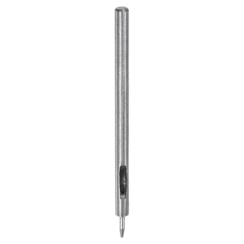 HARFINGTON Perforadora de cuero de 0.031 in, recto, redondo, ojal, remache, fijador para cuero, artesanía, ropa, bolso, cortina de tela