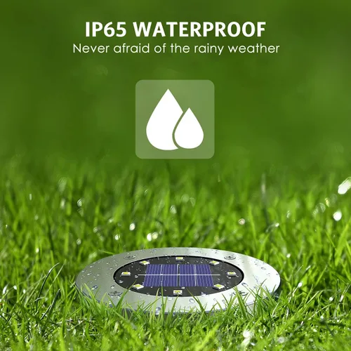 Miniatura 3 de OULONGER 4.6inch Solar Lights Outdoor Waterproof,10Pack Solar Lights for Outside,Solar Garden Lights Landscape Lighting for Patio Pathway Lawn Yard