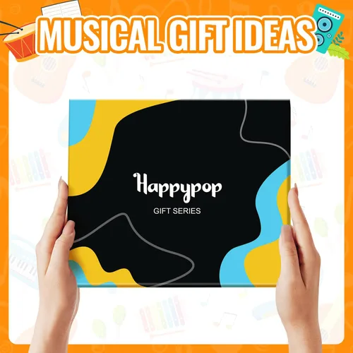 Miniatura 3 de HAPPYPOP Regalos de notas musicales para hombres, calcetines novedosos para piano de guitarra, regalos de batería para amantes de la música
