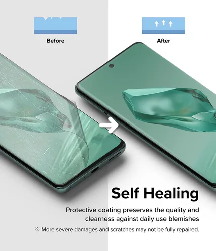 Miniatura 7 de Ringke Película doble fácil [protección de 4 capas] compatible con OnePlus 12, protector de pantalla de cobertura completa con herramienta