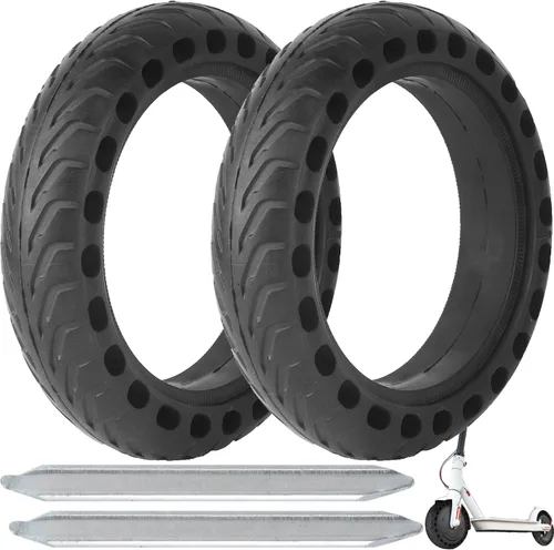 Miniatura 8 de AR-PRO (2 juegos) Neumático de scooter de 8.5" x 2 y tubos interiores, ruedas de repuesto neumáticas 50/75-6.1 con válvula recta, compatible