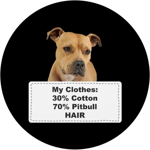 Miniatura 3 de Funny Shedding Dog Pitbull PopSockets PopGrip: agarre intercambiable para teléfonos y tabletas