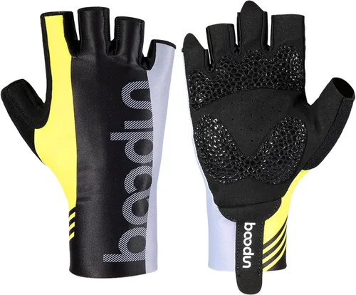 YOSUNPING Guantes de ciclismo de carretera para hombres y mujeres guantes de ciclismo antideslizantes sin dedos para fitness ciclismo entrenamiento