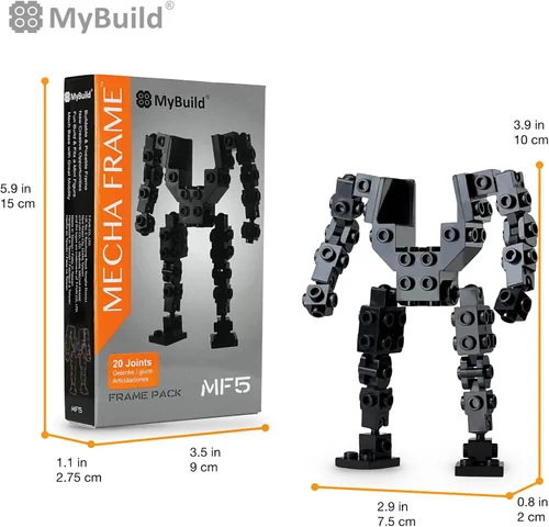 Miniatura 6 de MyBuild Mecha Frame Pack MF5 - Construye y personaliza tu propio Mech con facilidad, recomendado para mayores de 10 años
