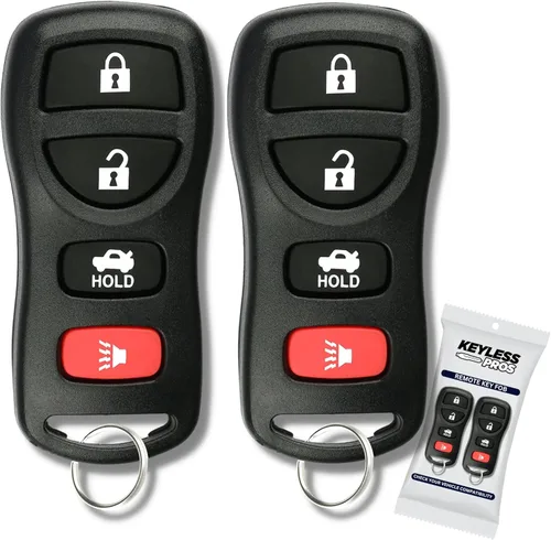 Miniatura 9 de Llavero remoto de entrada sin llave de repuesto de 3 botones, compatible con Nissan Armada Pathfinder Frontier Murano Titan Quest Xterra Sentra 3-BTN