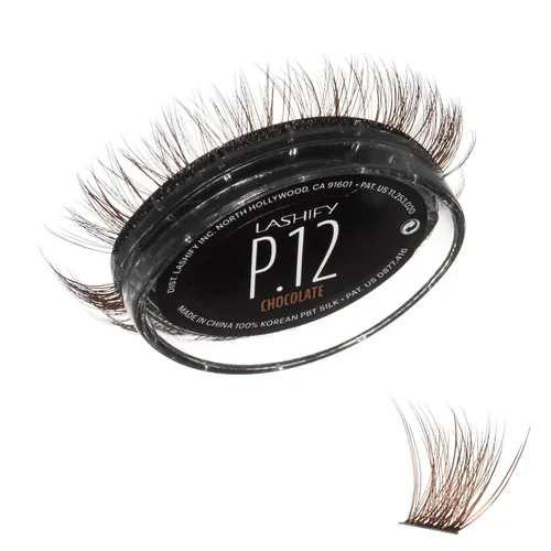 Miniatura 27 de Lashify Plushy - Pestañas postizas de 10 mm de gasa en negro, pestañas falsas fáciles de hacer DIY para un aspecto voluminoso pero aún natural