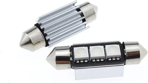 Miniatura 4 de Bombillas LED Festoon 6411 6418 C5W de 9 a 30 V extremadamente brillantes, sin errores, 1.5 pulgadas, 1.417 in para luces de cúpula de mapa