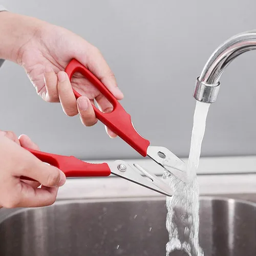 Miniatura 5 de Tijeras de mariscos Tijeras de langosta de acero inoxidable para camarones y cangrejos de langosta, tijeras desmontables para mariscos