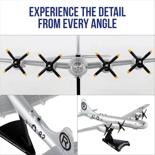 Miniatura 10 de Daron Worldwide Trading B-29 Superfortress Enola Gay Vehículo (escala 1:200), Blanco